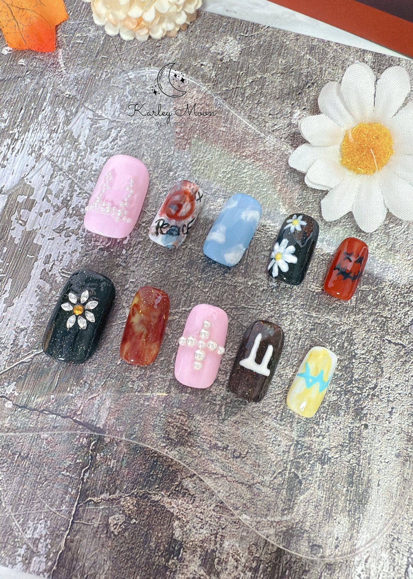 G-Dragon MAMA Stage Inspired Press On Nails - KarleyMoonNail