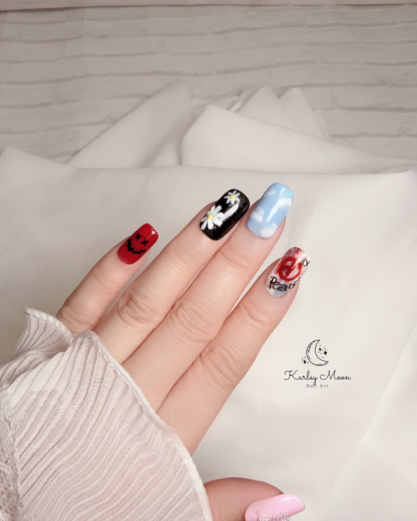 G-Dragon MAMA Stage Inspired Press On Nails - KarleyMoonNail