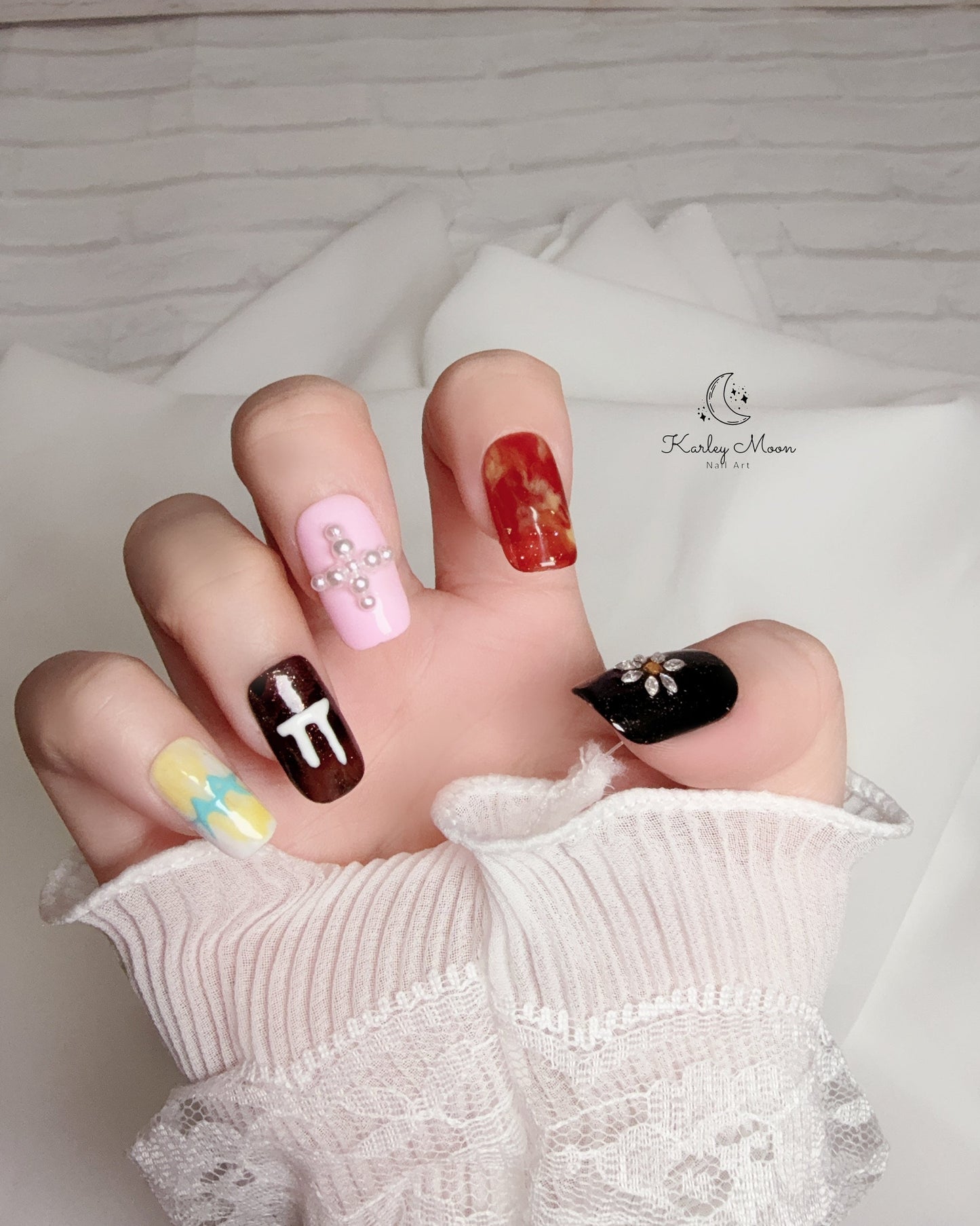 G-Dragon MAMA Stage Inspired Press On Nails - KarleyMoonNail
