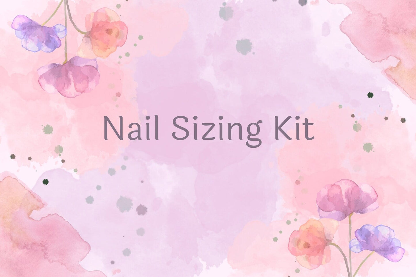 Press On Nail Size Sample Kit - KarleyMoonNail