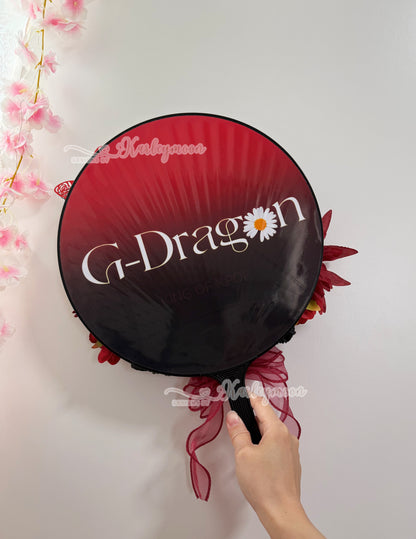 Fan-Made Inspired K-POP GD Picket Concert Hand Fans - KarleyMoonNail