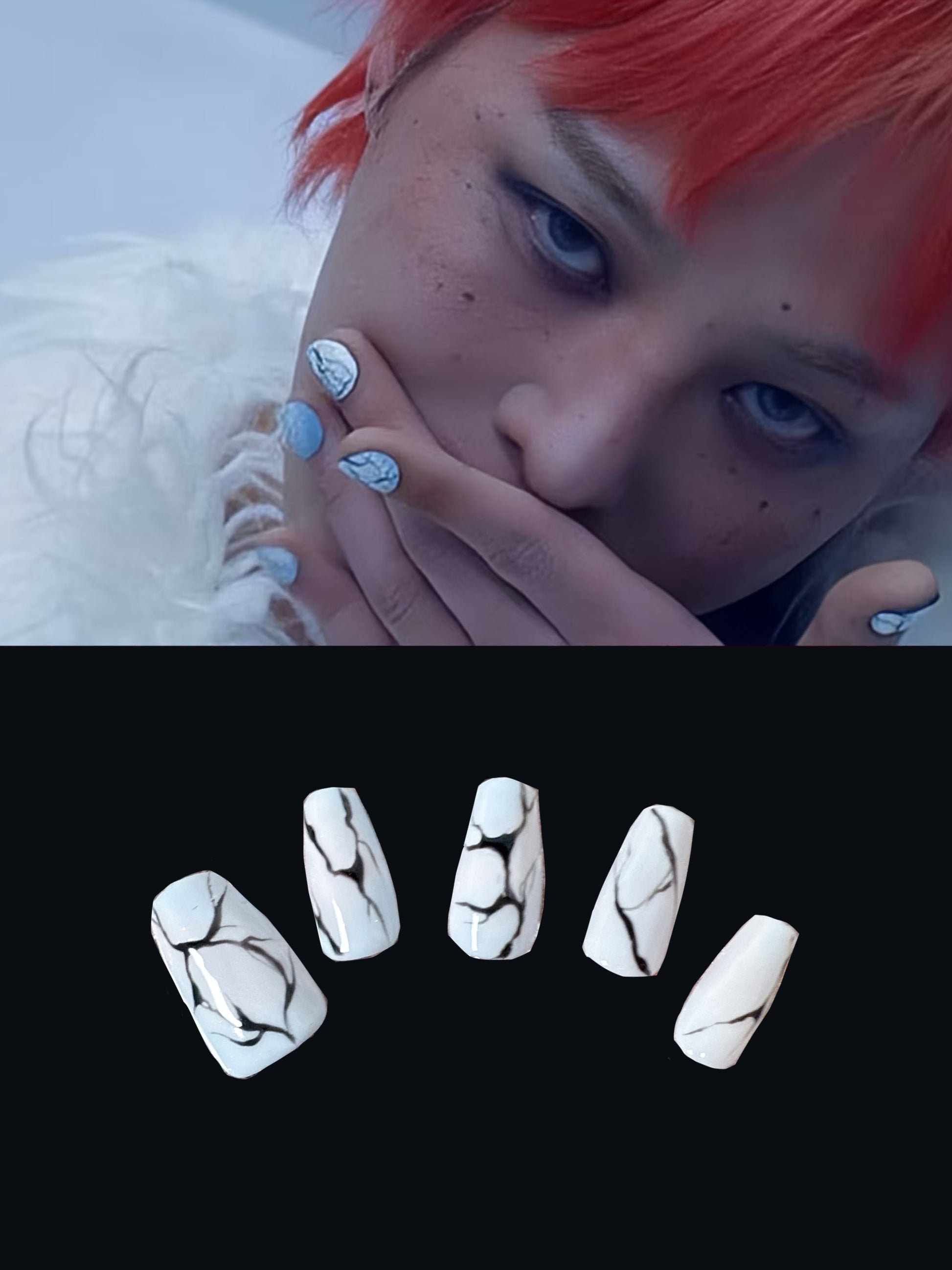 G-Dragon Übermensch Drama Press On Nails - KarleyMoonNail