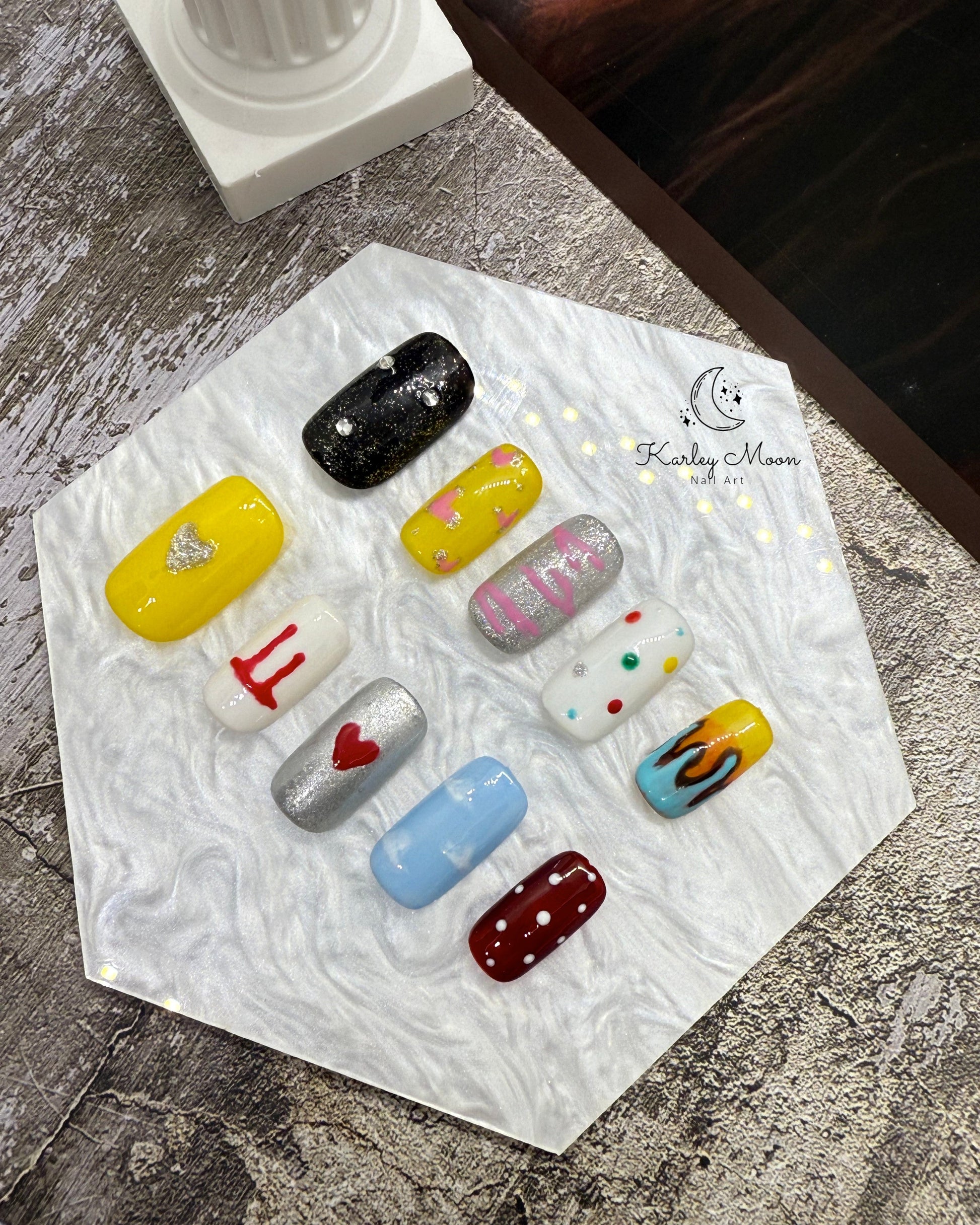 G-Dragon Paris Fashion Week Press On Nails - KarleyMoonNail