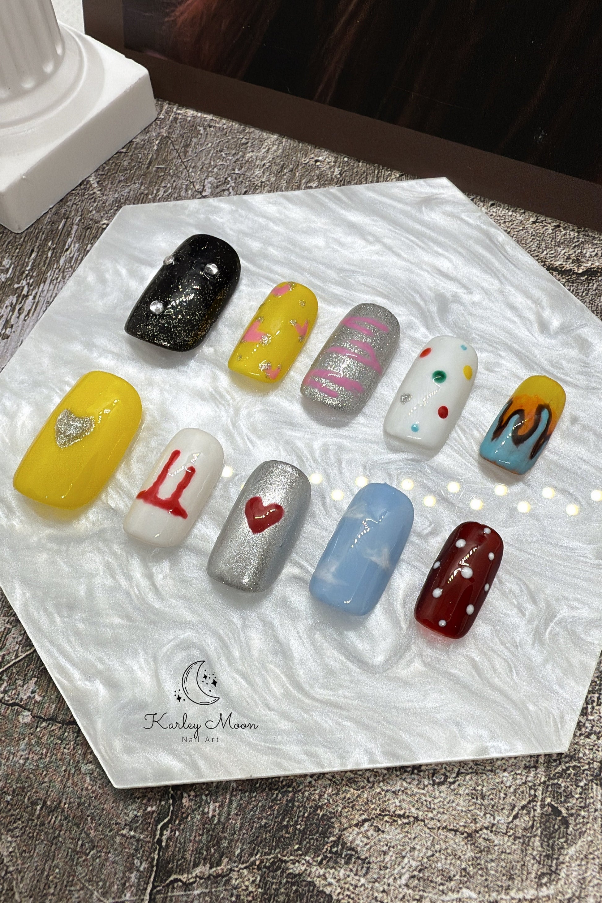 G-Dragon Paris Fashion Week Press On Nails - KarleyMoonNail