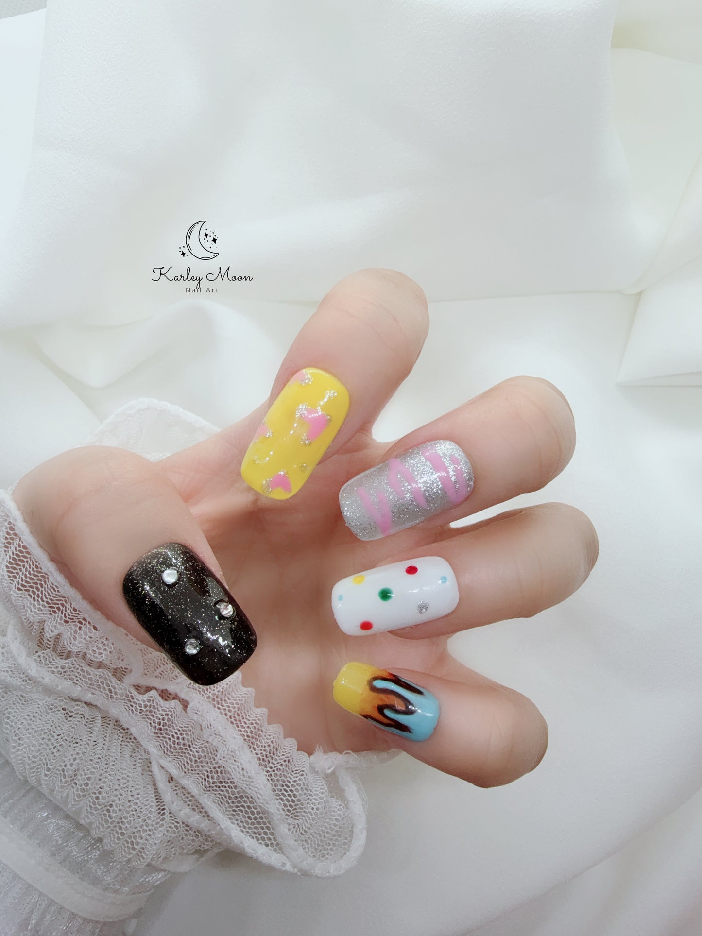 G-Dragon Paris Fashion Week Press On Nails - KarleyMoonNail