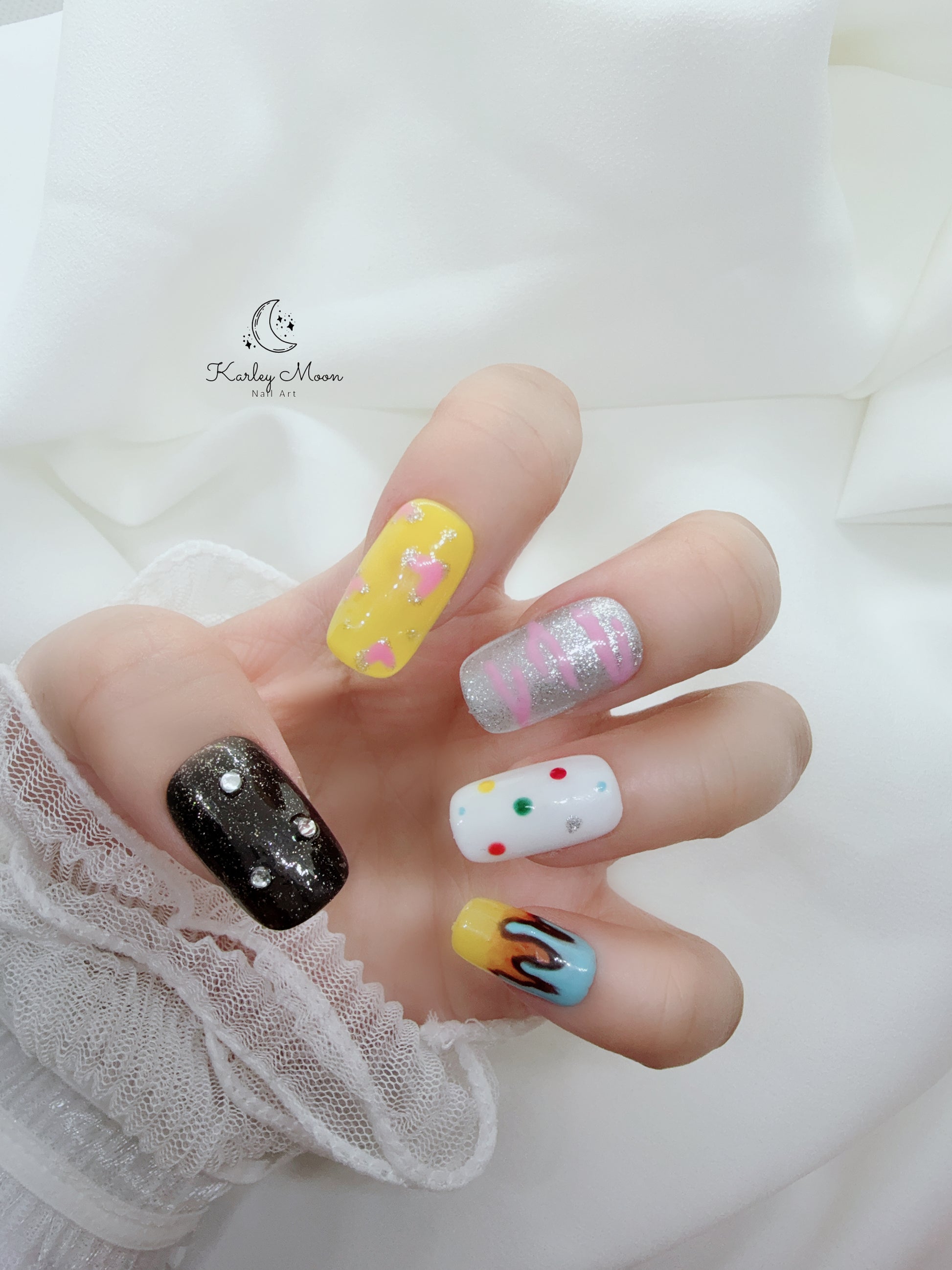 G-Dragon Paris Fashion Week Press On Nails - KarleyMoonNail