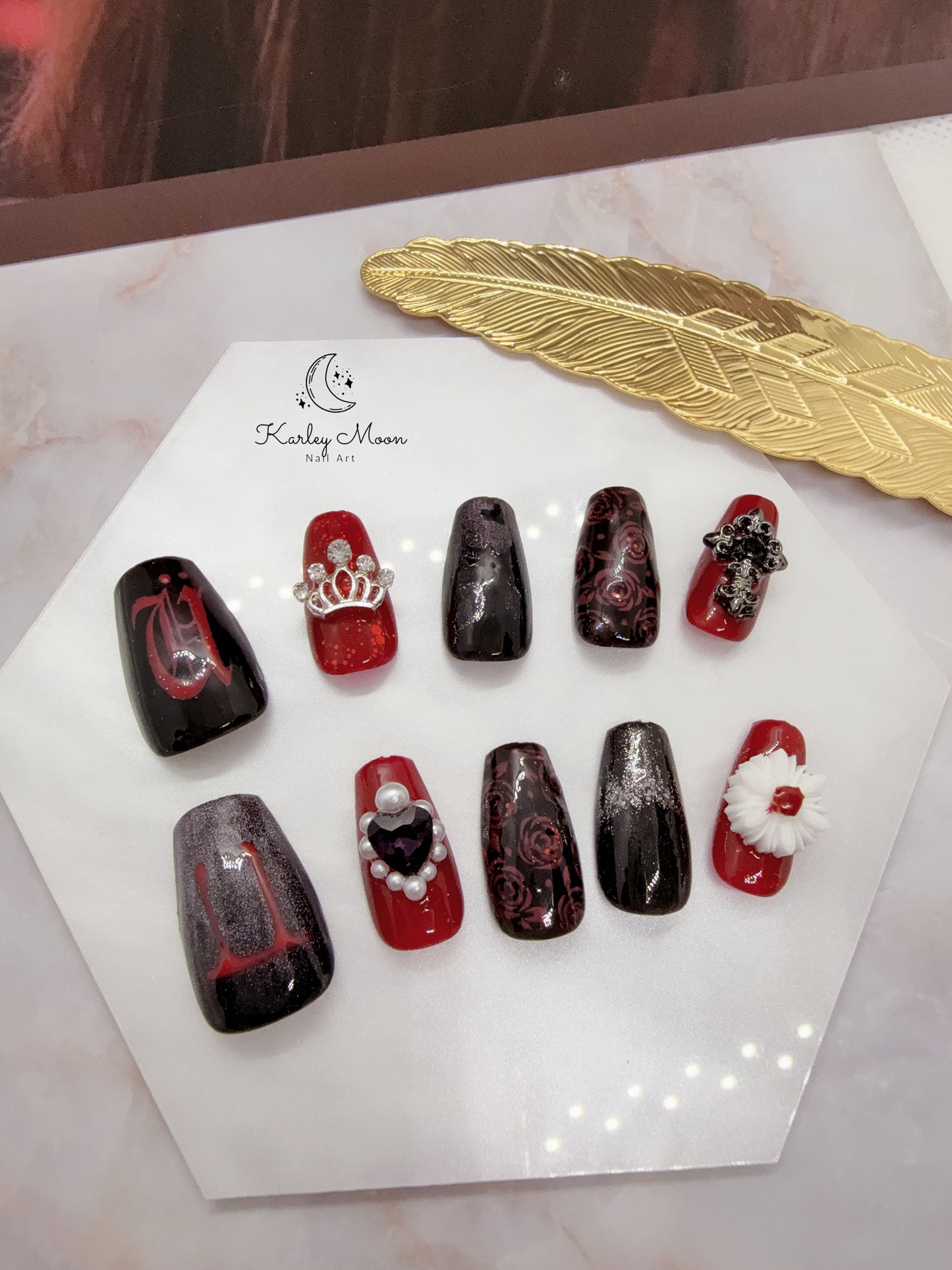 G-Dragon 2025 Korean Concert Inspired Press On Nails - KarleyMoonNail