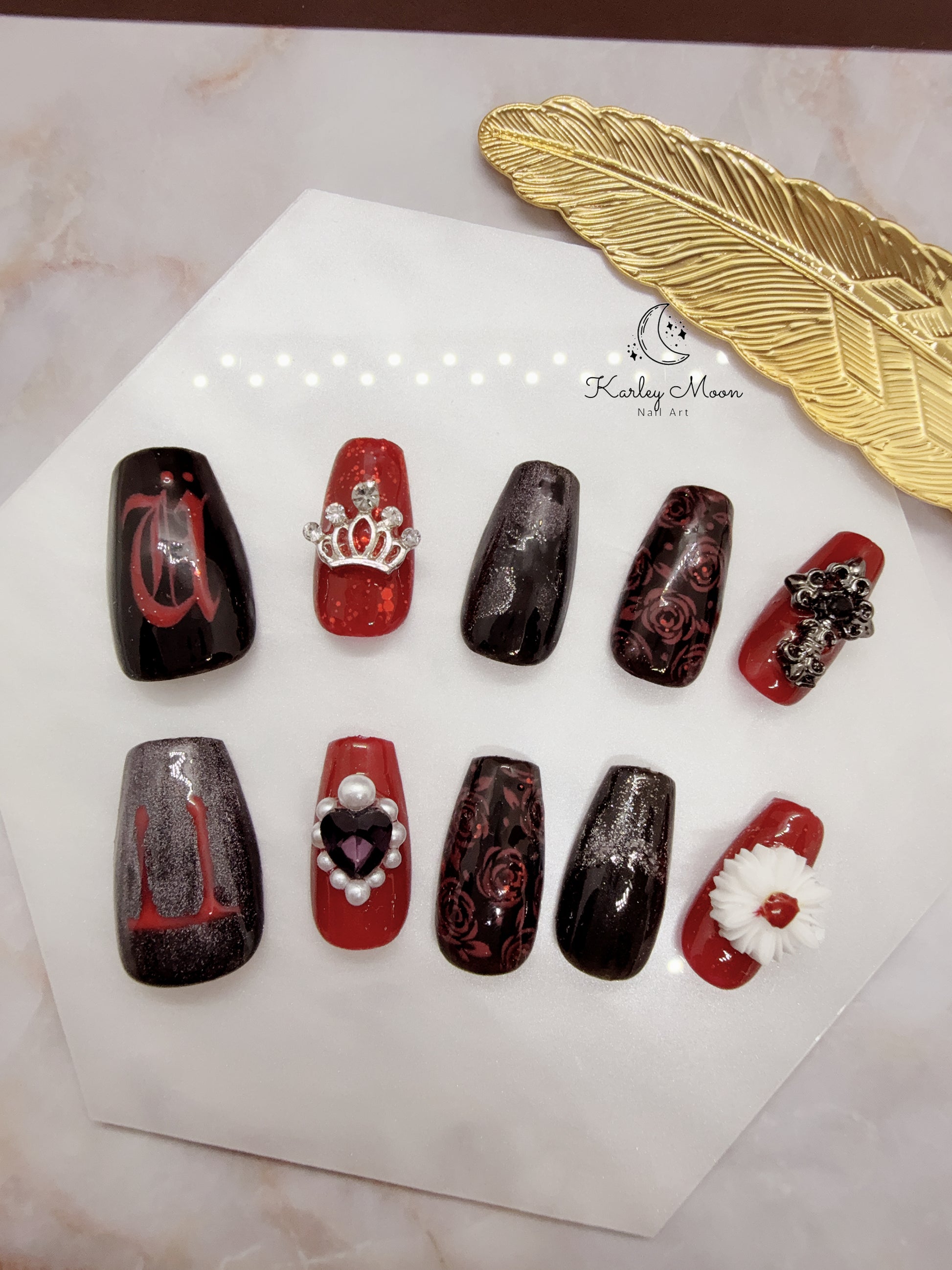 G-Dragon 2025 Korean Concert Inspired Press On Nails - KarleyMoonNail