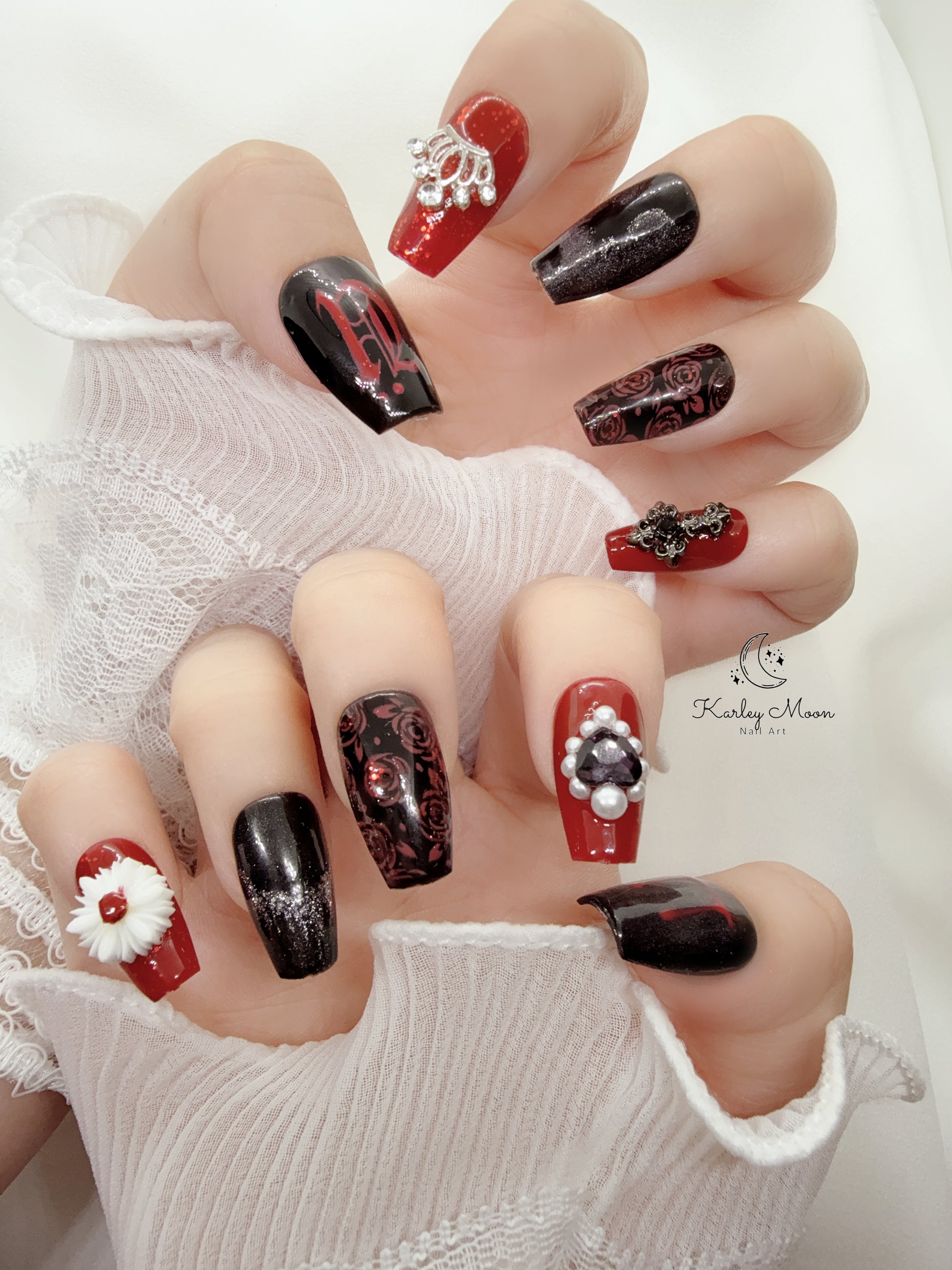 G-Dragon 2025 Korean Concert Inspired Press On Nails - KarleyMoonNail