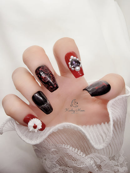 G-Dragon 2025 Korean Concert Inspired Press On Nails - KarleyMoonNail