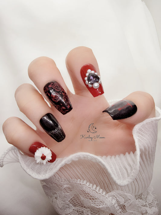 G-Dragon 2025 Korean Concert Inspired Press On Nails - KarleyMoonNail