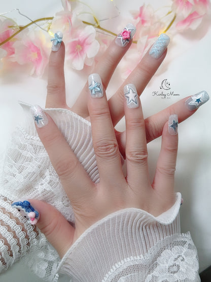 Kawaii 3D Hello Kitty Press On Nails - KarleyMoonNail