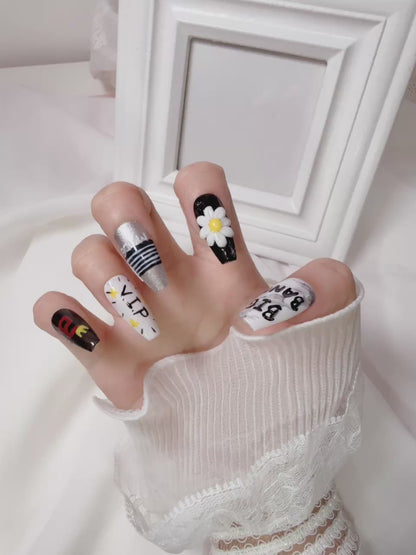 BIGBANG 20th Anniversary Black Fans Support Press-On Nails